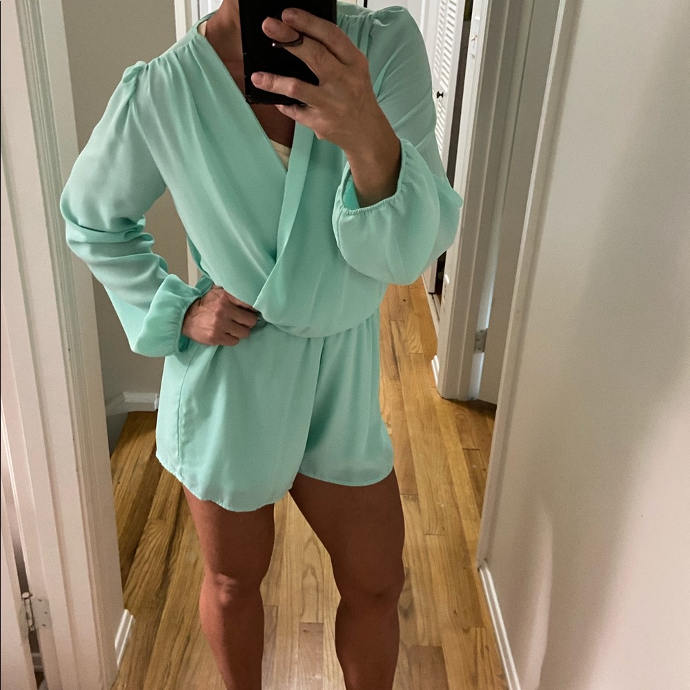 Mint romper.